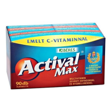 Béres Actival Max Multivitamin filmtabletta 90 db vitamin és táplálékkiegészítő