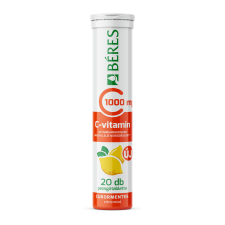  Béres C-vitamin 1000 mg cukormentes citromízű pezsgőtabletta 20x vitamin és táplálékkiegészítő