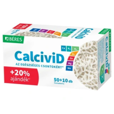 Béres Gyógyszergyár Zrt. Béres Calcivid7 Tabletta 50+10 db ajándék vitamin és táplálékkiegészítő