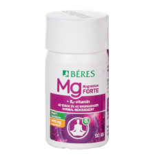 Béres magnézium 400mg+B6 -vitamin forte tabletta 50 db vitamin és táplálékkiegészítő
