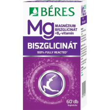 Béres Magnézium biszglicinát + B6- vitamin 60db kapszula vitamin és táplálékkiegészítő