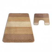 Berfin Fürdőszoba szőnyeg Dy. Montana 03N bézs 2 részes szett (50cmx80cm+40x50cm) lakástextília