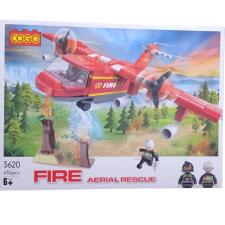Berger Összerakható játék Tűzoltóhelikopter szett 430 db-os barkácsolás, építés