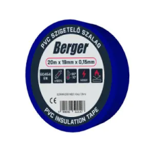Berger Szigetelőszalag kék 20mx19mmx0,15mm ragasztószalag és takarófólia