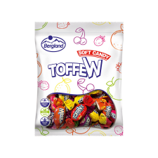 Bergland ToffeW gyümölcs ízű töltött puhakaramella - 80 g csokoládé és édesség