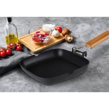 BERGNER BG-34250-BK grill serpenyő 24cm (BG-34250-BK) edény