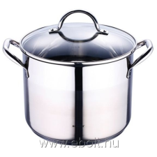 BERGNER Bg-6504 Gourmet Fazék fedővel, 8,2 liter edény