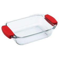  Bergner jénai üvegtál szilikon füllel, 2,2 L BG-2001005 edény