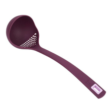  Bergner lyukacsos szilikon merőkanál, lila BG-1144 konyhai eszköz