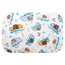 Bergon Színes mintás textil pelenka 70x80 cm-Narancssárga kaméleon mosható pelenka