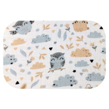 Bergon Színes mintás textil pelenka 70x80 cm-Pasztell állatok mosható pelenka