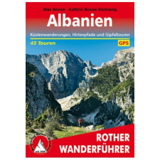 Bergverlag Rother Albanien túrakalauz Bergverlag Rother német RO 4530 irodalom