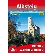 Bergverlag Rother Albsteig túrakalauz Bergverlag Rother német RO 4472 irodalom