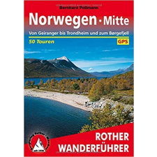 Bergverlag Rother Norwegen Mitte túrakalauz Bergverlag Rother német RO 4436 irodalom