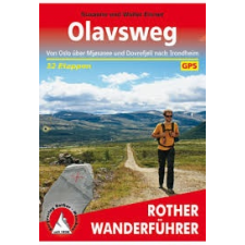 Bergverlag Rother Olavsweg túrakalauz Bergverlag Rother német RO 4554 irodalom