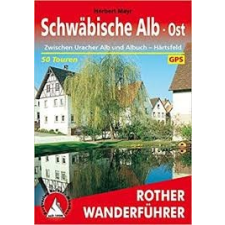 Bergverlag Rother Schwäbische Alb Ost – Zwischen Uracher Alb und Albuch I Härtsfeld túrakalauz Bergverlag Rother német RO 4117 irodalom
