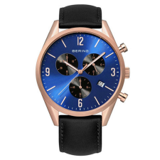 Bering férfi óra karóra Kronográf - 10542-567 bőr karóra