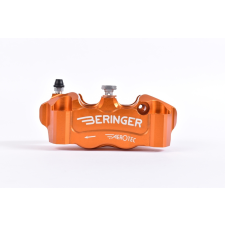 BERINGER Aerotec® bal oldali radiális féknyereg 4 dugattyúval Ø32mm-es távolság 100mm narancssárga egyéb motorkerékpár alkatrész