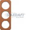 Berker 10132369 3-as keret , univerzális, bőr/fehér, R.1; 223,2mm x 81,2mm