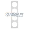 Berker 10142174 4-es keret , univerzális, alu féher, R.1; 294,2mm x 81,2mm