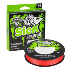 Berkley Sick Braid Red Fonott zsinór 150m 0,19mm 18kg (1558768) horgászzsinór