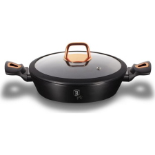 BERLINGER HAUS Berlinger Alacsony lábas fedővel 28 cm Black Rose (BH/1640N) sütés és főzés