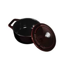 BERLINGER HAUS Berlinger Haus Edény, 10 cm, öntöttvas, Mini pot, Burgundy Collection BH6495 edény