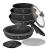 BERLINGER HAUS Berlinger Haus Edénykészlet 10 részes titán bevonattal matt Anthracite Collection BH/8256N