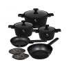 BERLINGER HAUS Berlinger Haus Edénykészlet 10 részes titánpro bevonattal Matte Black Collection BH/8197NN