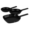 BERLINGER HAUS Berlinger Haus Serpenyõ készlet 3 részes 20/24/28 cm tapadásmentes Matte Black BH/8196