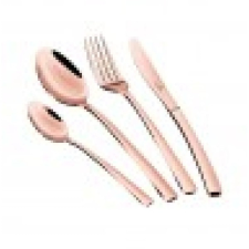 BERLINGER HAUS BH/2638A fényes rose gold 16 részes evőeszköz készlet konyhai eszköz