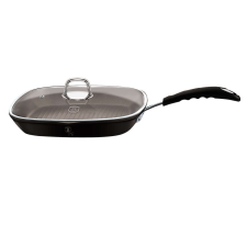 BERLINGER HAUS BH-6130 Grill serpenyő fedővel, 28 cm, Black Professional Line edény