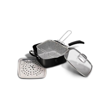 BERLINGER HAUS BH/6554 Black Professional Line 4 részes négyszögletű serpenyő szett edény