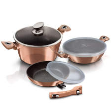 BERLINGER HAUS BH/7051 Metallic Line Rose Gold Edition Edénykészlet 6db-os edény