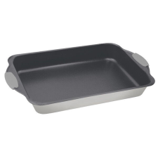 BERLINGER HAUS BH/7649 szatén szürke 40 cm, mély hosszúkás sütőtepsi szilikon edény