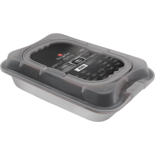 BERLINGER HAUS BH/7652 Sütőtepsi fedővel - Szatén szürke (BH-7652) sütés és főzés