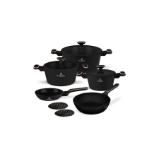 BERLINGER HAUS Black Rose 10 részes edénykészlet (BH-8362) edény