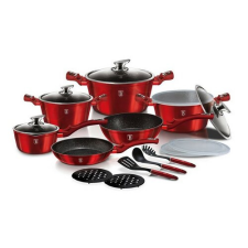 BERLINGER HAUS Burgundy Metallic Line18 db-os edénykészlet edény