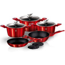 BERLINGER HAUS Burgundy Metallic Line 10 részes edénykészlet BH/1222N edény
