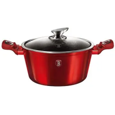 BERLINGER HAUS Lábas 24cm Burgundy Metallic Line edény