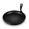 BERLINGER HAUS LP-BH-189 levehető nyéllel, 21 cm, fekete öntöttvas kerek grill sütőlap