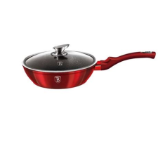 BERLINGER HAUS mély serpenyő fedővel 24cm piros (BH/1259N) (BH/1259N) edény
