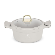 BERLINGER HAUS Sahara Collection magas lábas titán bevonattal, fedővel, levehető fogókkal, 24 cm edény