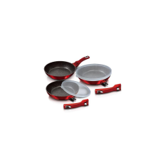 Berlingerhaus 5 részes serpenyő szett levehető nyéllel Metallic Line Burgundy Edition  BH/7053 edény