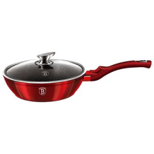 Berlingerhaus mély serpenyő fedővel 24cm Burgundi metál edény