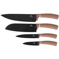 Berlingerhaus Rosegold Metallic Line Tapadásmentes bevonatú késkészlet, 4 db kés és bárd