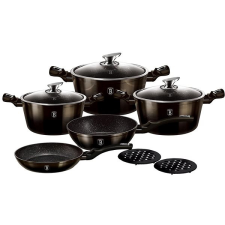 Berlingerhaus Shiny Black Collection Edénykészlet, 13 db BH-6615 edény