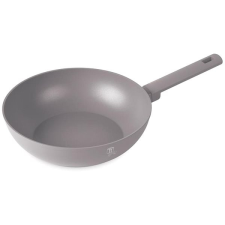 Berlingerhaus Taupe Collection Titán bevonatos wok serpenyő, 28 cm edény