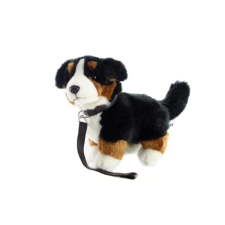  bernese pásztorkutya plüss pórázzal 26 cm plüssfigura