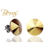 Berns Dots fülbevaló arany színű Berns eredeti európai® kristállyal